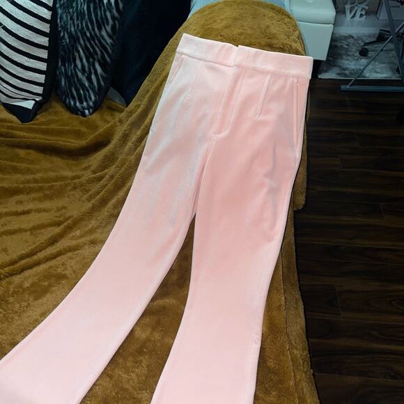 Alexander Wang Women's Size 0 Peak Stacked Pants in Quartz Pink EUC $595 - Picture 6 of 12